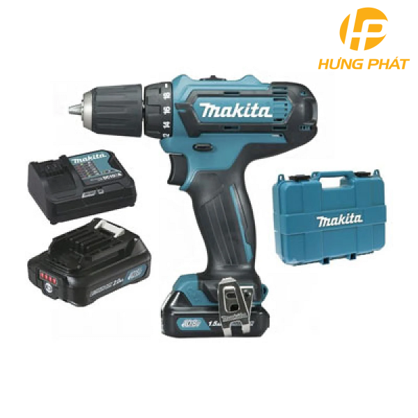 Máy khoan, vặn vít dùng pin Makita DF331DSYE (kèm 2pin 1.5 + sạc)