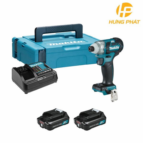 Máy vặn vít dùng pin Makita TD111DSAJ (Sạc nhanh(DC10SB), 2 pin 2.0Ah(BL1021B))