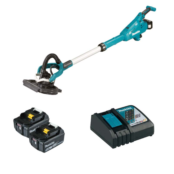 Máy chà tường dùng pin Makita DSL800RTE (Sạc nhanh(DC18RC), 2 pin 5.0Ah(BL1850B))
