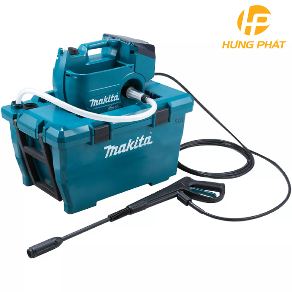 Máy xịt rửa áp lực dùng pin Makita DHW080PT2 (Sạc nhanh 2 cổng(DC18RD), 2 pin 5.0Ah(BL1850B))