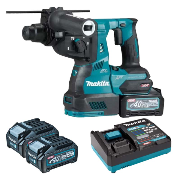 Máy khoan đa năng dùng pin Makita HR001GM202 (Sạc nhanh(DC40RA), 2 pin 4.0Ah(BL4040))