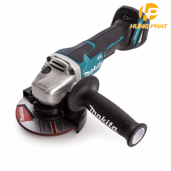 Máy mài góc dùng pin Makita DGA508RTE (125mm) (Sạc nhanh(DC18RC), 2 pin 5.0Ah(BL1850B))