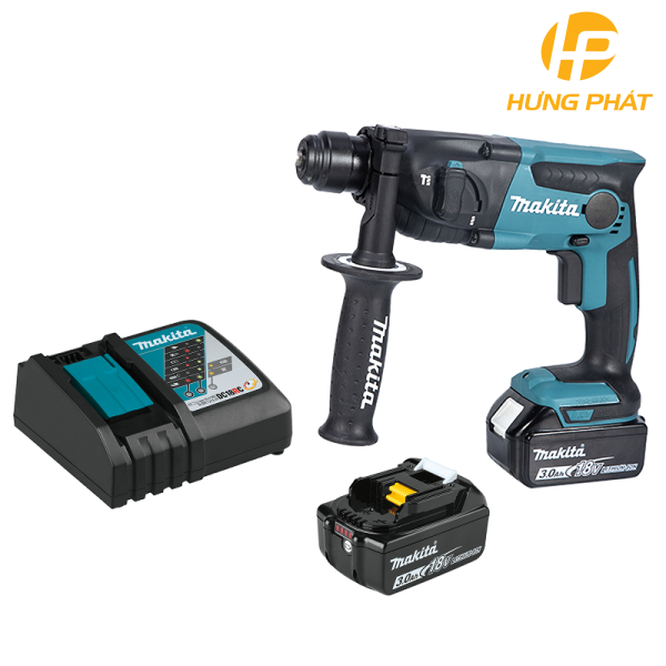 Máy khoan đa năng dùng pin Makita DHR165RFE (kèm 2 pin 3.0AH + sạc nhanh)
