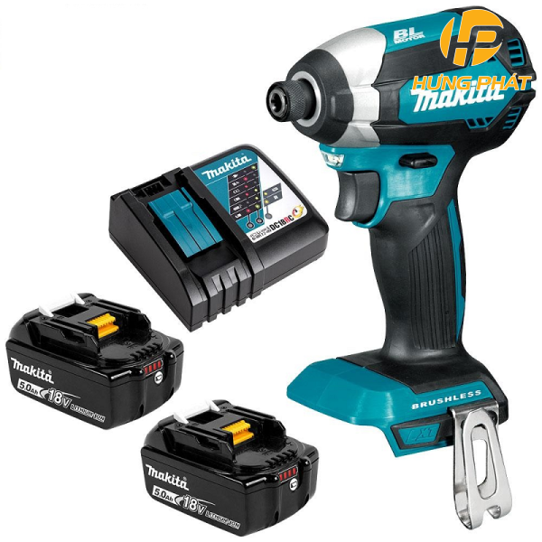 Máy vặn vít dùng pin Makita DTD153RFE (Sạc nhanh(DC18RC), 2 pin 3.0Ah(BL1830B))