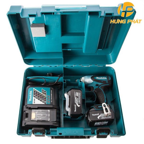 Máy siết bu lông dùng pin Makita DTW251RME (Sạc nhanh(DC18RC), 2 pin 4.0Ah(BL1840B))