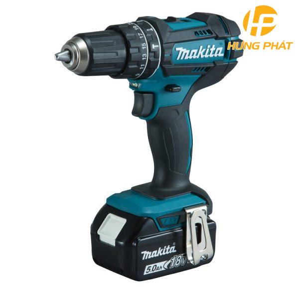 Máy khoan búa, vặn vít dùng pin Makita DHP482RAE (Sạc nhanh(DC18RC), 2 pin 2.0Ah(BL1820B))