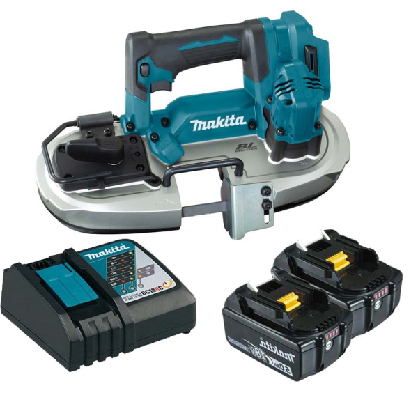 Máy cưa vòng dùng pin Makita DPB184RTE (Sạc nhanh(DC18RC), 2 pin 5.0Ah(BL1850B))