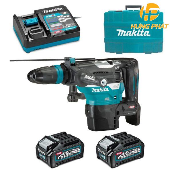 Máy khoan đa năng dùng pin Makita HR005GM201 (40V max) (Sạc nhanh(DC40RA), 2 pin 4.0A.h(BL4040))