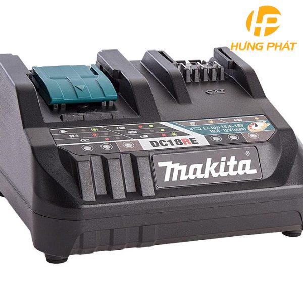 DC18RE Sạc nhanh 2 cổng Makita DC18RE (1 cổng 18V, 1 cổng 12V)