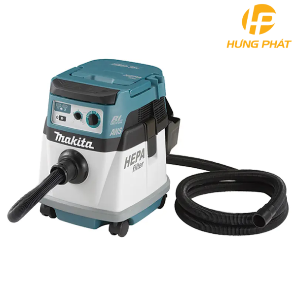 MÁY HÚT BỤI DÙNG PIN(HEPA/AWS/BL)(18Vx2) MAKITA DVC154LZX (chưa kèm pin sạc)