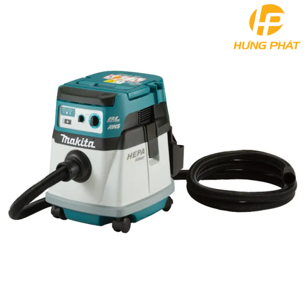 MÁY HÚT BỤI DÙNG PIN(KHÔ/AWS/HEPA/BL)(18VX2) MAKITA DVC157LZX3 (chưa kèm pin sạc)