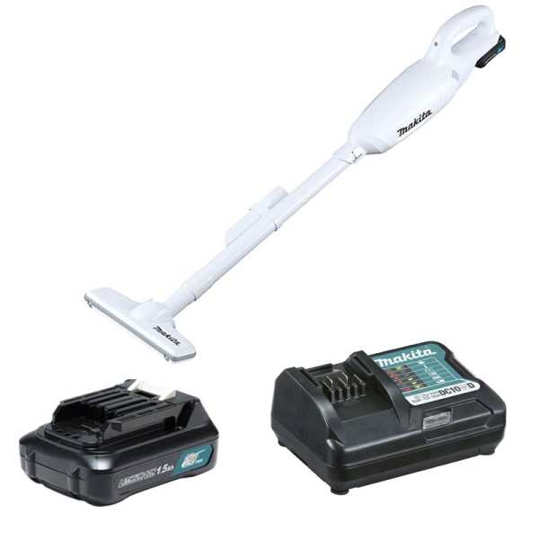 MÁY HÚT BỤI DÙNG PIN 12V Makita CL106FDWYW (Sạc(DC10WD), pin 1.5Ah(BL1016))