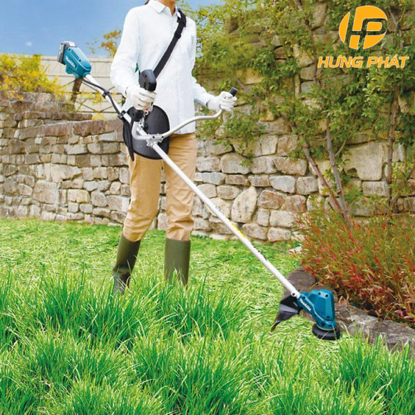 MÁY CẮT CỎ DÙNG PIN DUR190URT1 (BL)(18V) (Sạc nhanh(DC18RC), pin 5.0Ah(BL1850B))