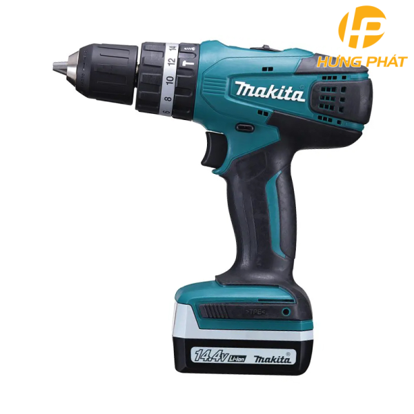 MÁY KHOAN BÚA, VẶN VÍT DÙNG PIN HP347D001 (kèm 02 pin + sạc)