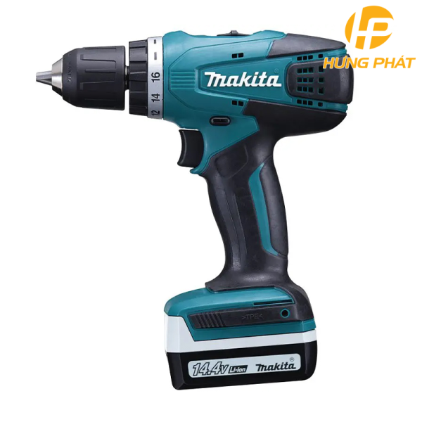 MÁY KHOAN VÀ VẶN VÍT DÙNG PIN DF347D001 (Sạc tiết kiệm(DC18WB), 2 pin 1.5Ah(BL1415G) )