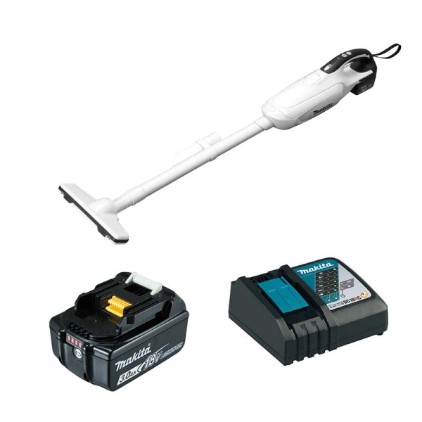 MÁY HÚT BỤI DÙNG PIN DCL182SYW (18V) (Sạc(DC18SD), pin 1.5Ah(BL1815N))