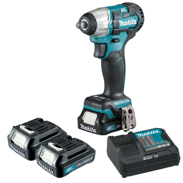 MÁY SIẾT BU LÔNG DÙNG PIN TW160DSYE (9.5MM/BL) (kèm 02 pin 1.5AH + sạc)